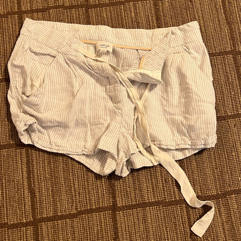 Wilfred linen shorts